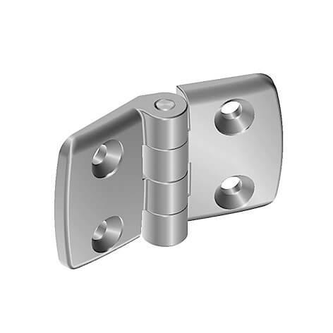 Plastic Combi Hinge 45x45 ND w/ locking lever - Hinges - A2A
