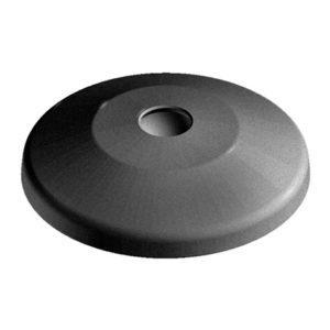Base 40 for swivel foot plastic with anti-slip plate